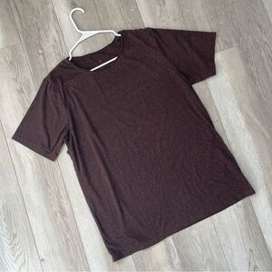 Balance Athletica Tshirt crewneck short sleeve mens Brown (medium) workout gym